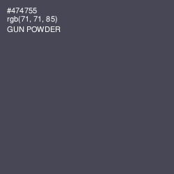 #474755 - Gun Powder Color Image
